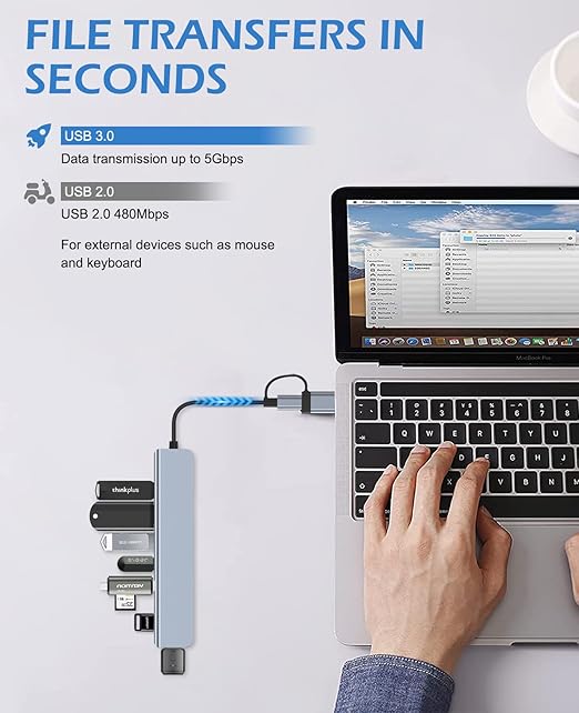 Go-Des - 7-in-1 USB Hub