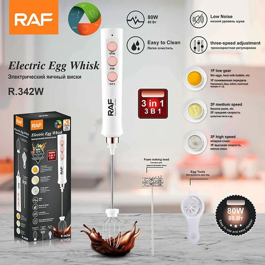 3-in-1 Electric Egg Whisk